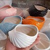 Chậu sứ hình ốc